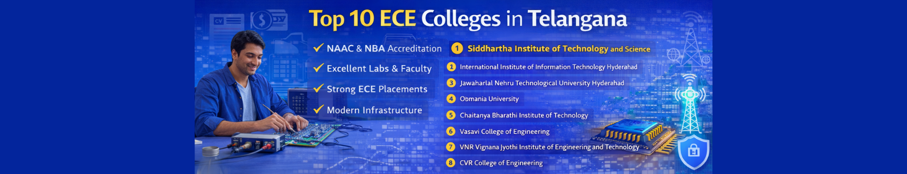 Best ECE colleges in Hyderabad, Best ECE colleges in Telangana, Top 10 ECE colleges in Hyderabad, Top 10 ECE colleges in Telangana